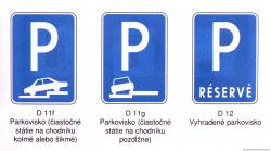 Parking Traffic Signs